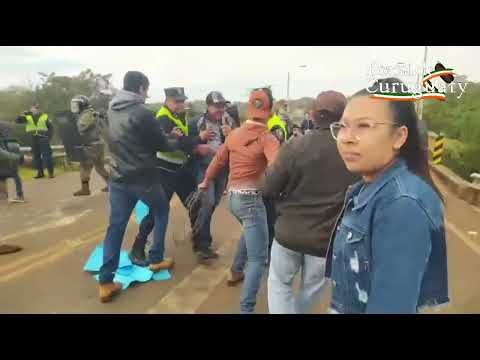 🟥 URGENTE / Represión policial a estudiantes en Villa Ygatimí