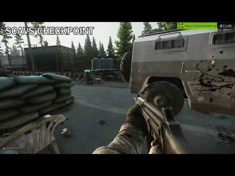 Scavs Checkpoint Exit Location With Map (Customs) in Escape From Tarkov