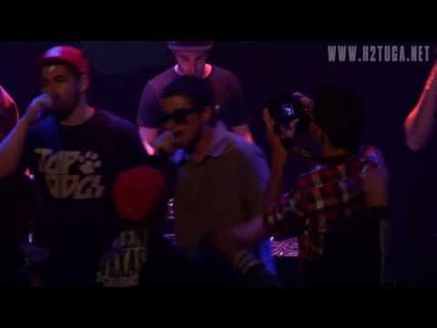 Rost, Amon, Johny Gumble, Xksitu, Cezar e DJ Seth Beatoques - "5 Hand Ninjas" no Teatro do Bairro