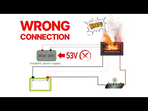 Wrong connection when using OLED meter and  USB-C meter UM25 TC66
