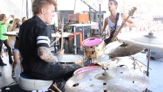 Cute Is What We Aim For Vans Warped Tour 2014 - &quot;Doctor&quot; Dylan Taylor Drums