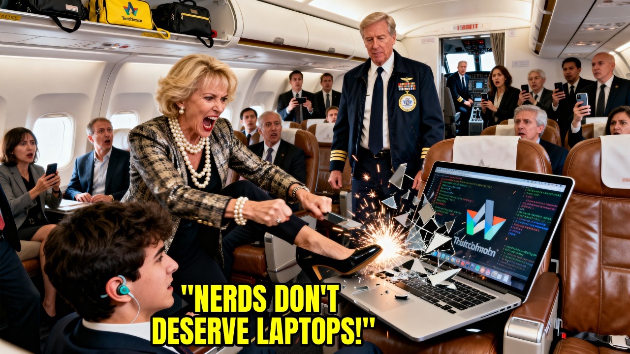 Karen Destroyed a Deaf Tech Genius’s Laptop on Flight 101 — Then Everyone Saw His Real Power