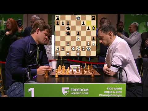 Magnus Carlsen vs Robert Hovhannisyan | World Blitz Chess 2023