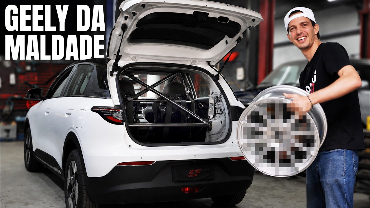 PRIMEIRO GEELY EX2 COM GAIOLA E BANCO CONCHA!