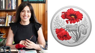 My Artwork on Canadian Currency! ✨ Remembrance Day Fine Silver Coin
