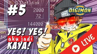 🔴 Live Digimon World 1 #5 Cara cepat jadi kaya di game ini! | How to get money fast Digimon 1
