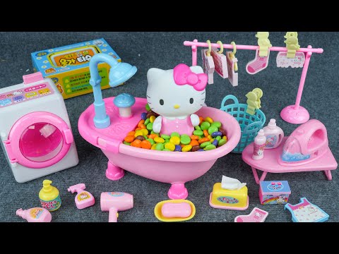 60 Minutes Ultimate Laundry Set Toys, Satisfying Unboxing Hello Kitty Bathtub Set ASMR | Tina Review