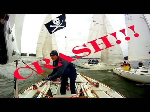 Sailboat Racing, Sailing Crashes - J22 Regatta