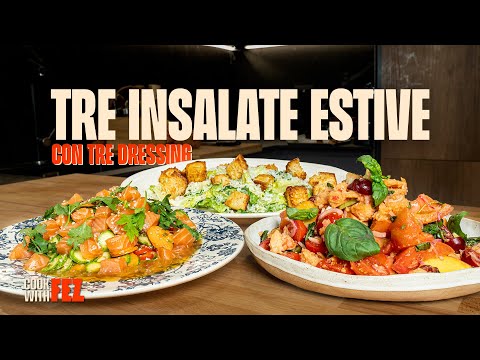 3 INSALATE con 3 DRESSING