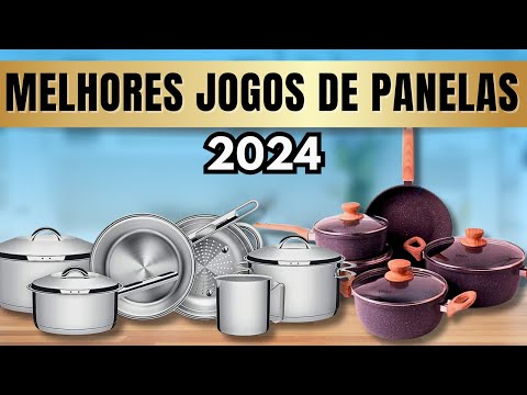 Qual MELHOR JOGO DE PANELAS I CONJUNTO DE PANELAS 2024? Jogo de Panelas CUSTO BENEFÍCIO
