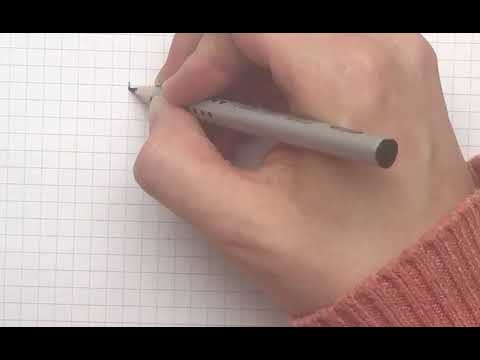 Zeichnen auf Millimeterpapier