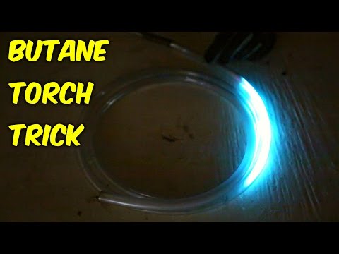 Lighting A Butane Torch Through A Tube Sounds Like A Lightsaber