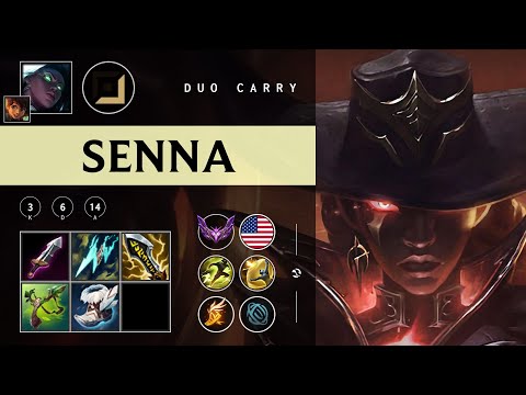 Senna ADC vs Ezreal - NA Master Patch 25.24
