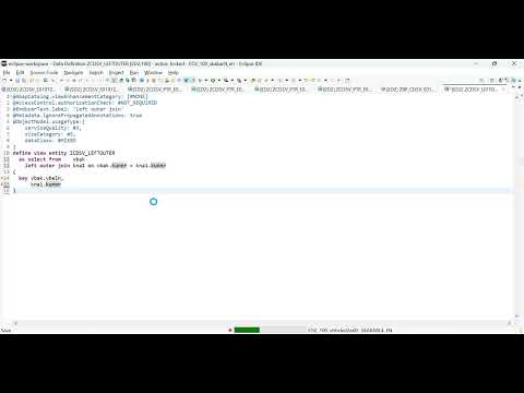 Left Outer Join in CDS Views Part25