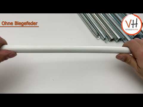 Außen - Innen / Biegefeder - Biegefedern für Verbundrohre - Klima - Sanitär Verlegehilfen