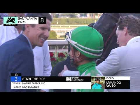 Start the Ride Wins The California Chrome Cal Cup Derby on Saturday, January 17 at Santa Anita Park