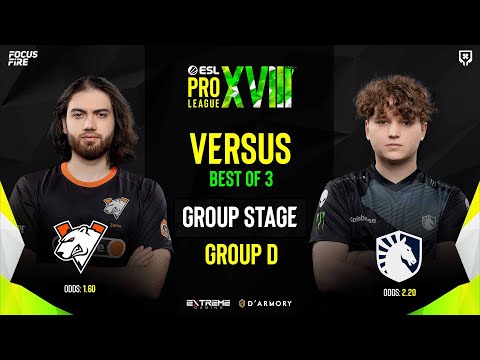 Virtus.pro vs Team Liquid [BO3] | GROUP D DAY 4 | ESL Pro League S18 [ENG/FIL]