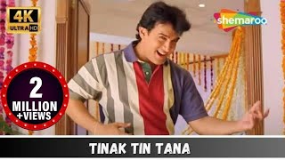 Tinak Tin Tana - 4K Video  Mann (1999)  Aamir Khan
