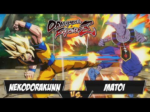 NekoDoraKunn(Android 21/Beerus/Base Goku) Fights Matoi(Bardock/Android 21/SSJ Goku)[DBFZ PS4]
