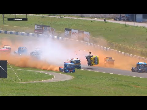 Copa Truck 2022. Race 2 Goiânia (2). Huge Crash Flips