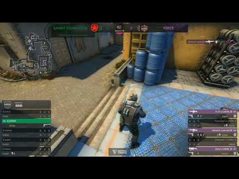 forZe vs Gambit Youngsters - Week 1 - Day 4 - #HOMESWEETHOME top moments game | (CS:GO)