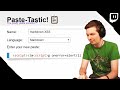 Paste-Tastic! - Post Google CTF 2019 Stream Paste-Tastic! - Post Google CTF 2019 Stream