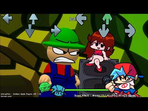 FNF Vs Dave And Bambi: Golden Apple Edition - Disruption (New Version)