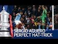 Sergio Aguero hat-trick, Manchester City vs Watford in The FA Cup