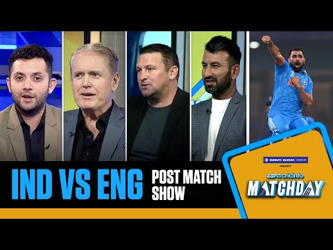 Matchday LIVE: CWC23: Match 29 - India beat England by 100 runs!