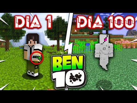 👽I SURVIVED 100 Days BEING BEN 10!  in Minecraft HARDCORE... this is what happened🛸