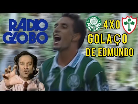 OSMAR SANTOS Palmeiras 4x0 Portuguesa Golaço de Edmundo Paulistão 1993