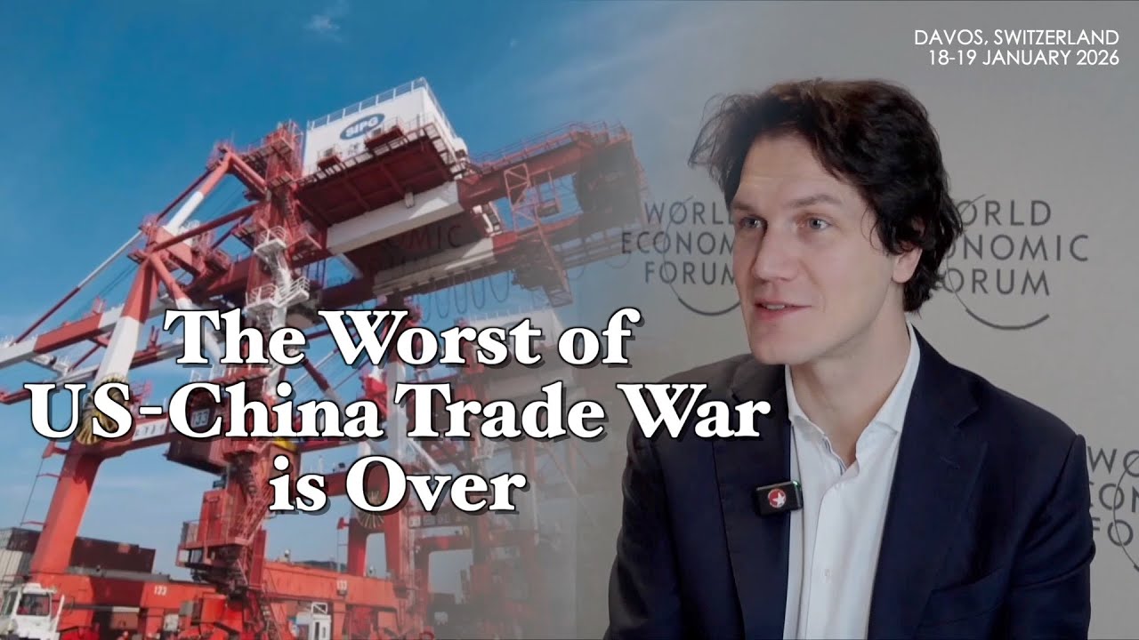 Trade war and AI competition between US and China closely observed at DAVOS #WEF EXCLUSIVE
