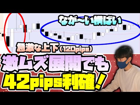 【FX】ニューヨーク時間の厄介な値動きも”資金管理”次第で楽に乗り切れる【トレード実況】