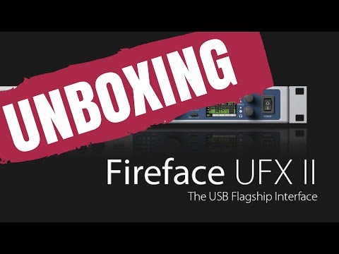 Unboxing RME Fireface UFX +