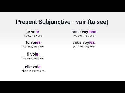 What Is the Present Subjunctive of avoir to have in French