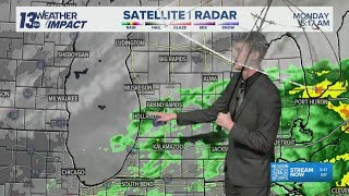 13 ON YOUR SIDE Forecast: Mostly dry week, staying mild