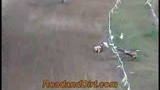 Nasty KTM 50 Motocross Dirt Bike Crash