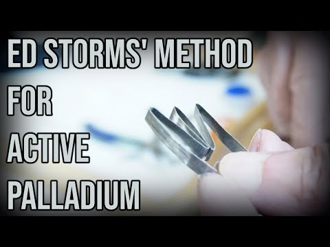 Making activated palladium with Dr. Edmund Storms
