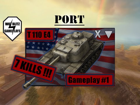 Wot Blitz T110E4 7 KILLS !!!