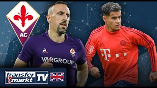 Ribery signs for Fiorentina – Coutinho the most valuable Bayern player – Neymar to Juventus