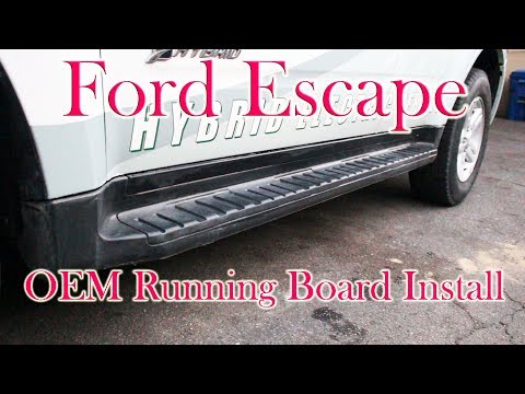How To Install Running Boards on a Ford Escape