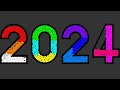 Happy New Year 2024 - 16 Alphabet Eliminations Marbles Race in Algodoo