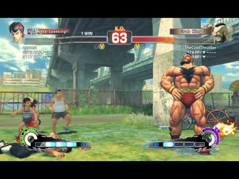 Taunter Got Kicked From Lobby 1 of 2 - Ultra Street Fighter IV battle: Fei Long vs Zangief