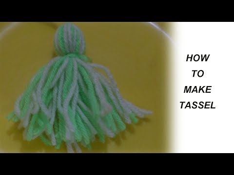 HOW TO MAKE A TASSEL / SIMPLE TASSEL MAKING K Creations -79