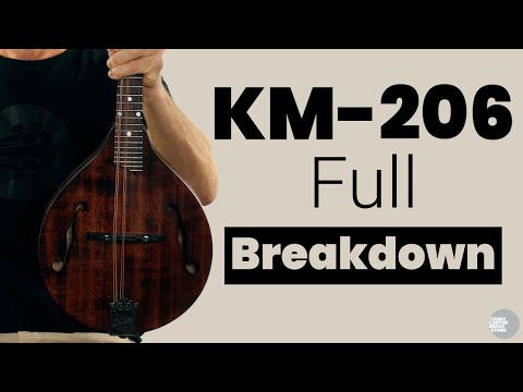Kentucky KM-206 Deluxe A-Model Mandolin – Satin Brown image 7