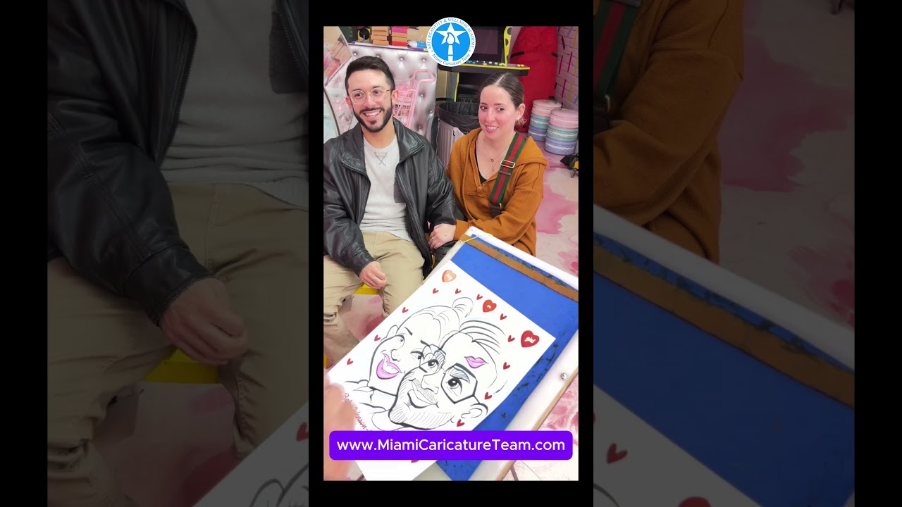 Promotional video thumbnail 2 for Live Caricatures for Florida Events