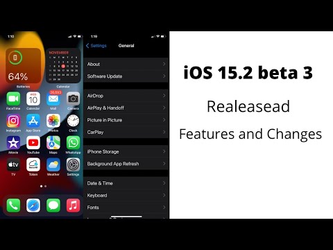iOS 15.2 beta 3 Realeasead |What’s New