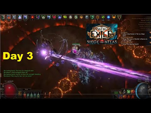 [poe 3.17] CARRION GOLEM BUILD DIARY DAY 3 | Searing Exarch & Eater of Worlds Boss & OP Recipe - 944