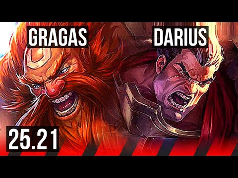 GRAGAS vs DARIUS (TOP) | 7 solo kills, Legendary, 41k DMG, 11/3/10 | EUW Master | 25.21