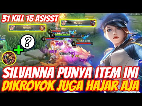 Silvana Fighter Terkuat? Baru 4 Menit udh Legendary - Silvanna Best Build 2022 ~ MLBB